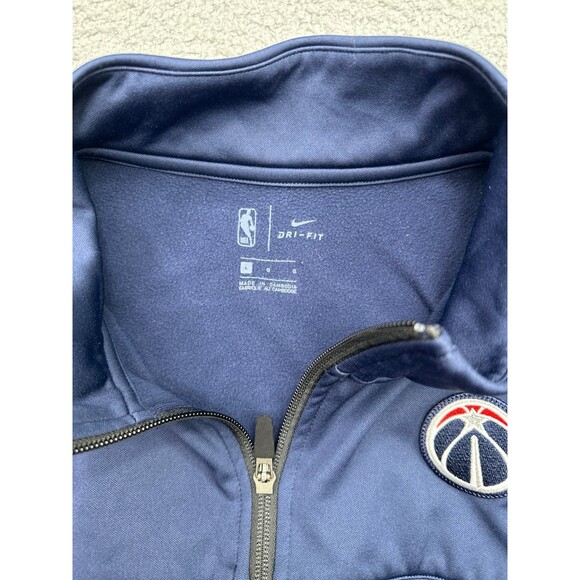 NBA Nike Dri fit Washington wizards zip up Jacket Sz large - Picture 4 of 10